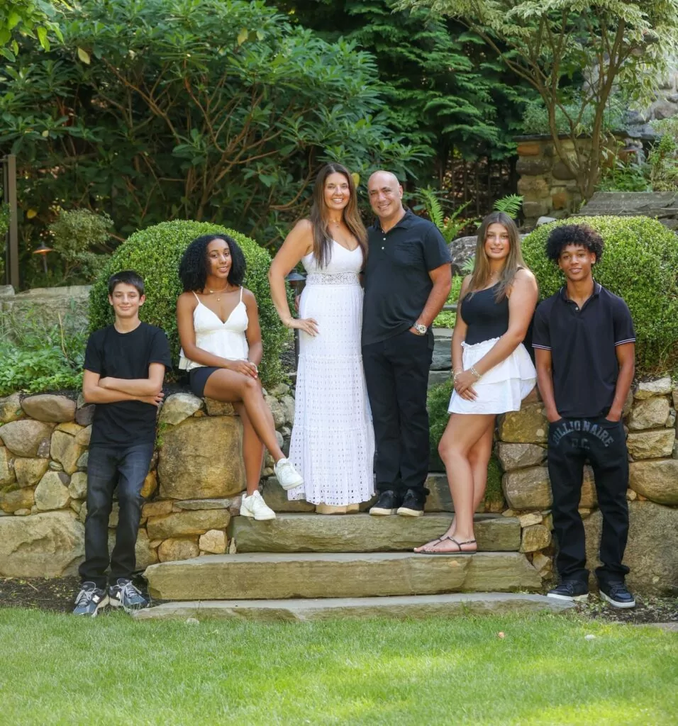 Lyle Weintraub with family highlighting values and personal trust